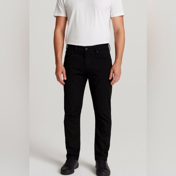 Paige Lennox Men’s Slim Fit Jeans Black Shadow Size 38 - Picture 1 of 11